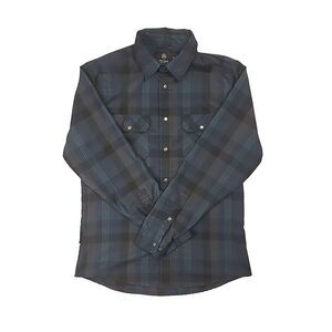Flylow Handlebar Tech Flannel Men's Small Plaid Snap Button Shirt